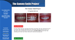 Desktop Screenshot of gummysmile.com
