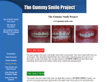 Tablet Screenshot of gummysmile.com